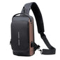 Newest Men Anti Theft Chest Bag Shoulder USB Charging Crossbody Package School Short Trip Messengers Gym Men’s Sling Sports